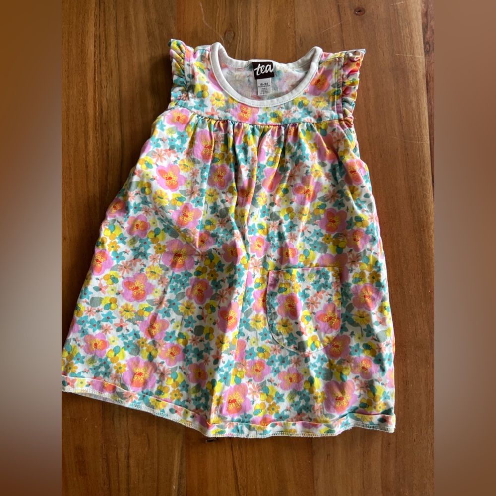 Tea Collection Colorful Floral toddler Dress